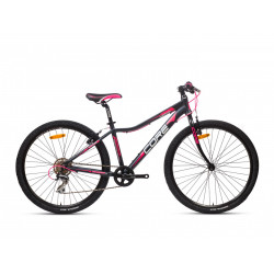 Core Razor MTB 26" 1x8 Acera - páčky, pevná vidlice, černá s růžovou,